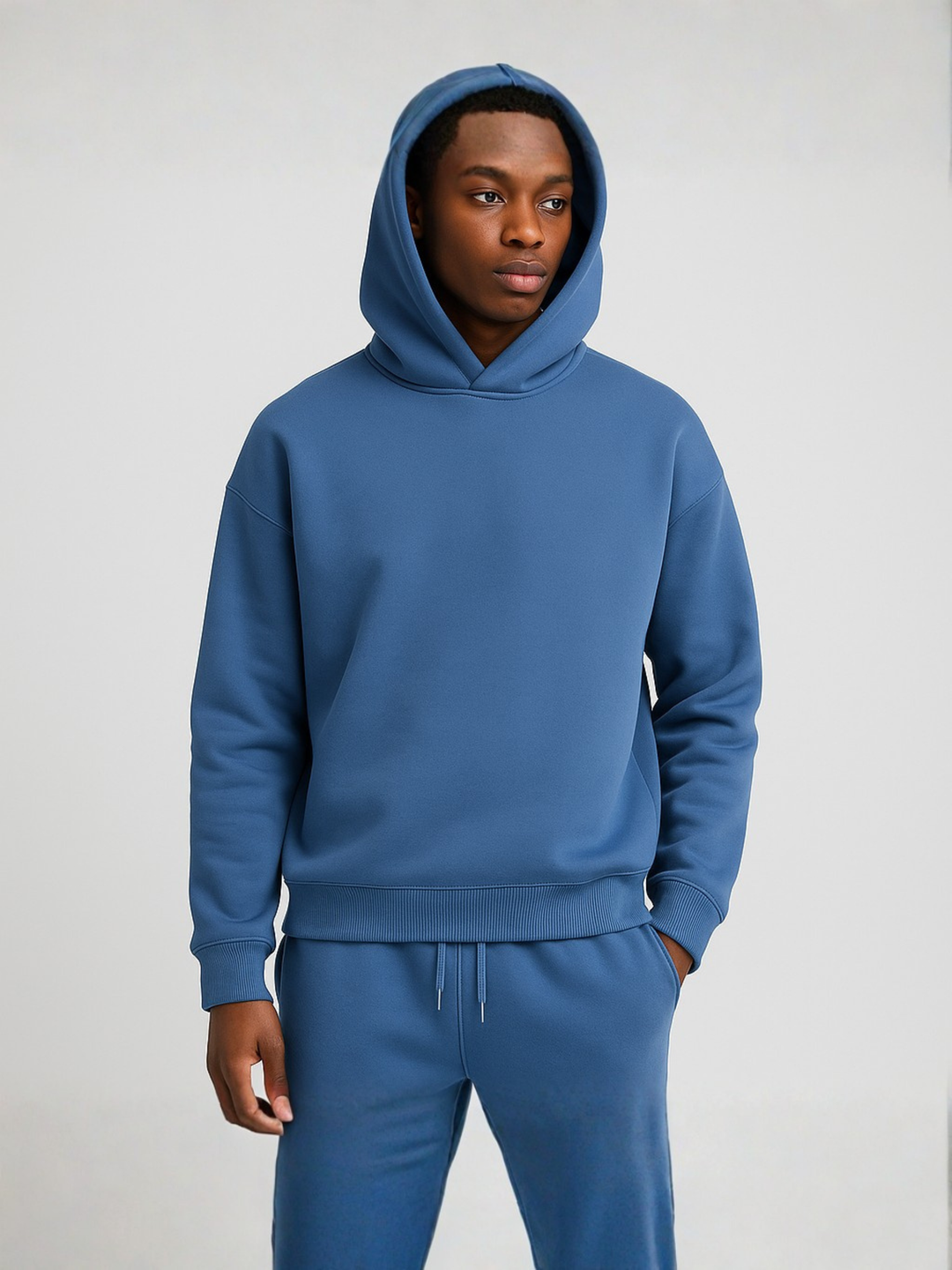 Men's Oversized Hoodie and Jogger Set — Relaxed Fit Casual Tracksuit