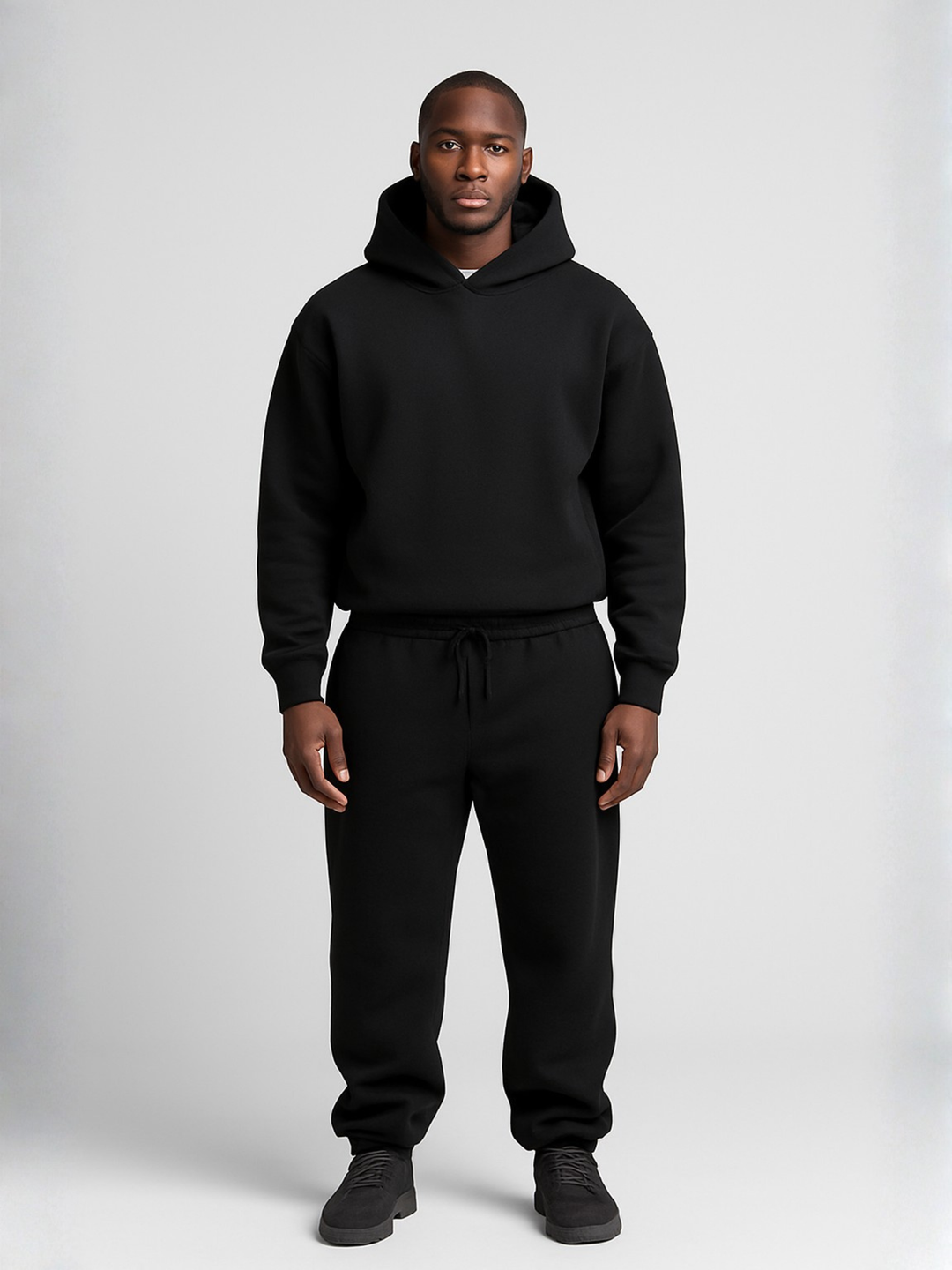 Men's Oversized Hoodie and Jogger Set — Relaxed Fit Casual Tracksuit