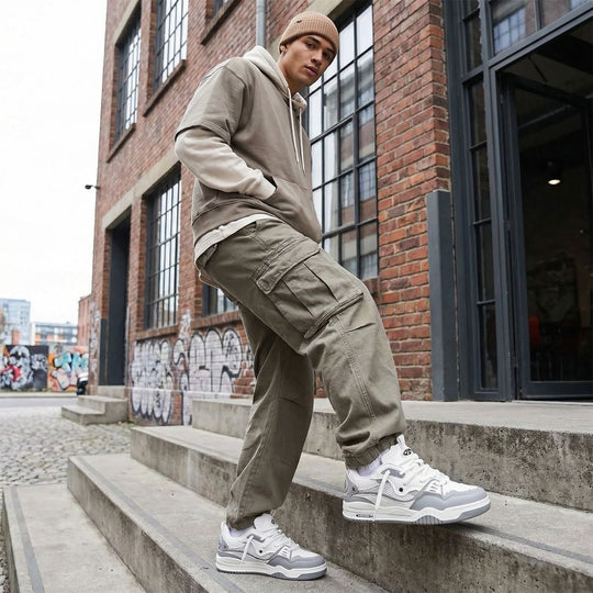 Men's Chunky Trainers — Thick Sole Sporty Casual Everyday Sneakers