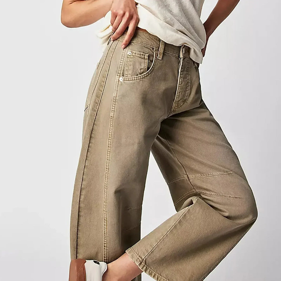 Women's High Waist Baggy Jeans — Relaxed Fit Casual Denim