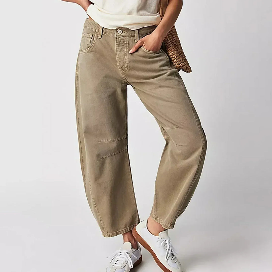 Women's High Waist Baggy Jeans — Relaxed Fit Casual Denim