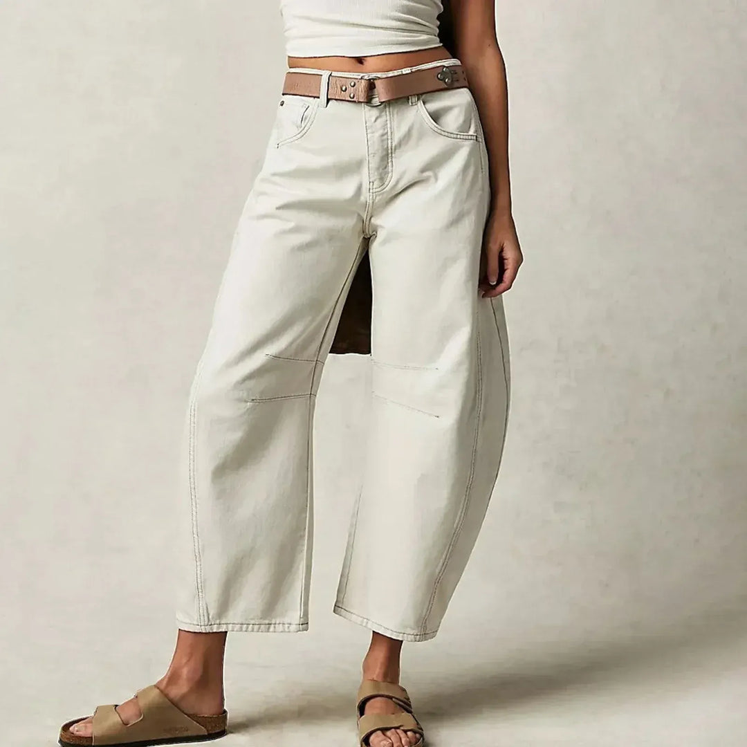 Women's High Waist Baggy Jeans — Relaxed Fit Casual Denim