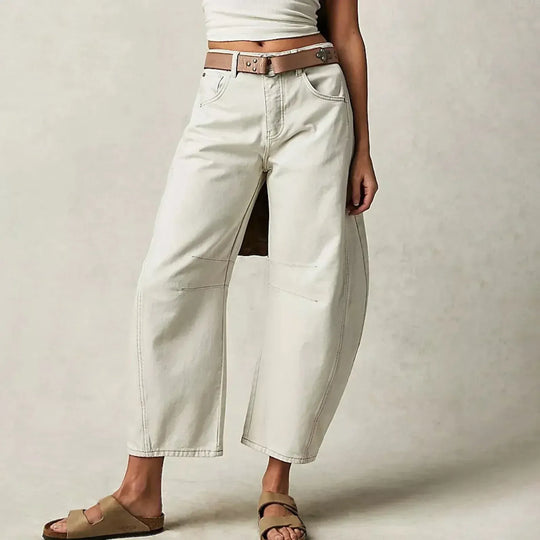Women's High Waist Baggy Jeans — Relaxed Fit Casual Denim