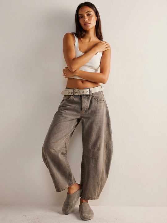 Women's High Waist Baggy Jeans — Relaxed Fit Casual Denim