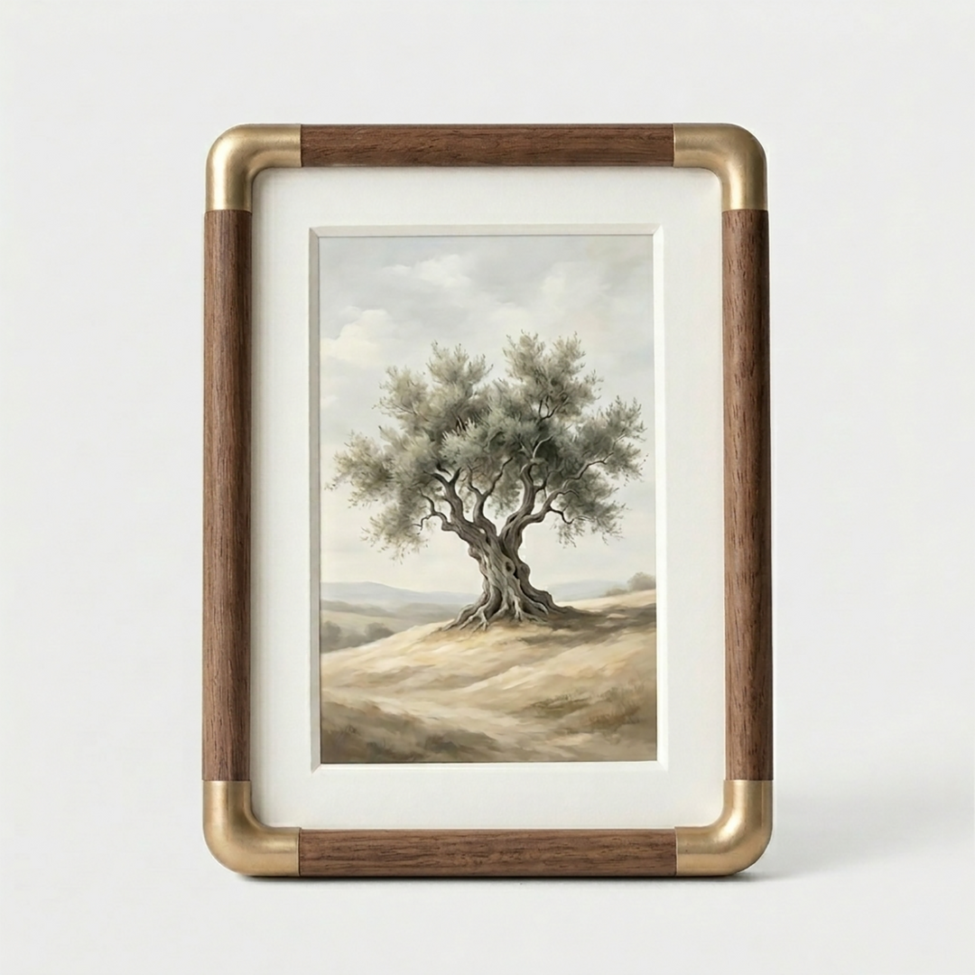 Photo Frame with Wood Look Finish - Black Walnut