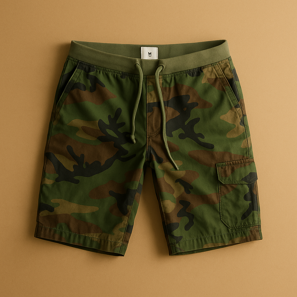 Men’s Camouflage Shorts – Lightweight Cotton for Outdoor & Casual Wear
