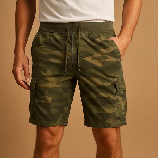 Men’s Camouflage Shorts – Lightweight Cotton for Outdoor & Casual Wear