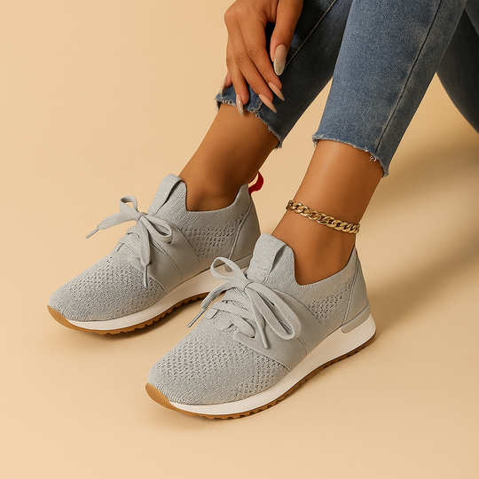 Women’s Breathable Lace-Up Shoes – Lightweight & Comfortable Everyday Wear