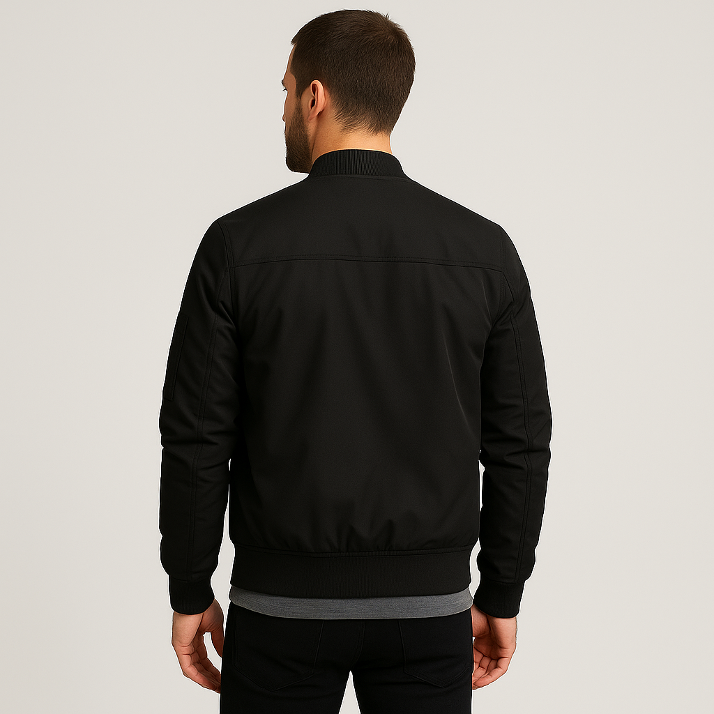 Men's Zip-Up Bomber Jacket | Classic Everyday Style