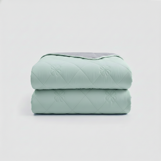 Cooling Blanket for Bed - Light Green