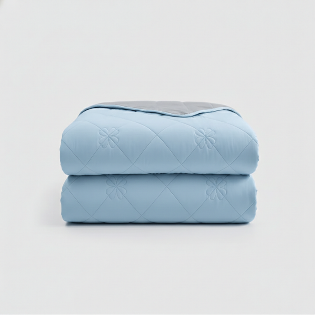 Cooling Blanket for Bed - Blue
