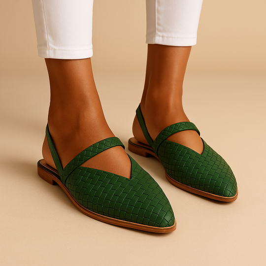 Women’s Elegant Slip-On Sandals – Cushioned & Refined for Everyday Wear