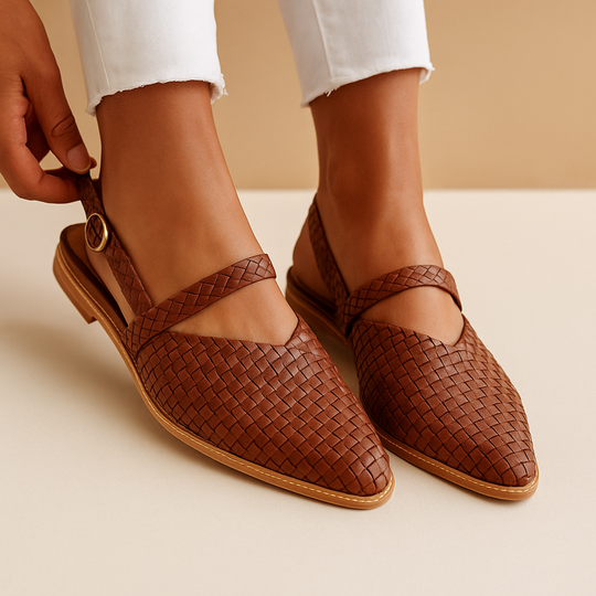 Women’s Elegant Slip-On Sandals – Cushioned & Refined for Everyday Wear