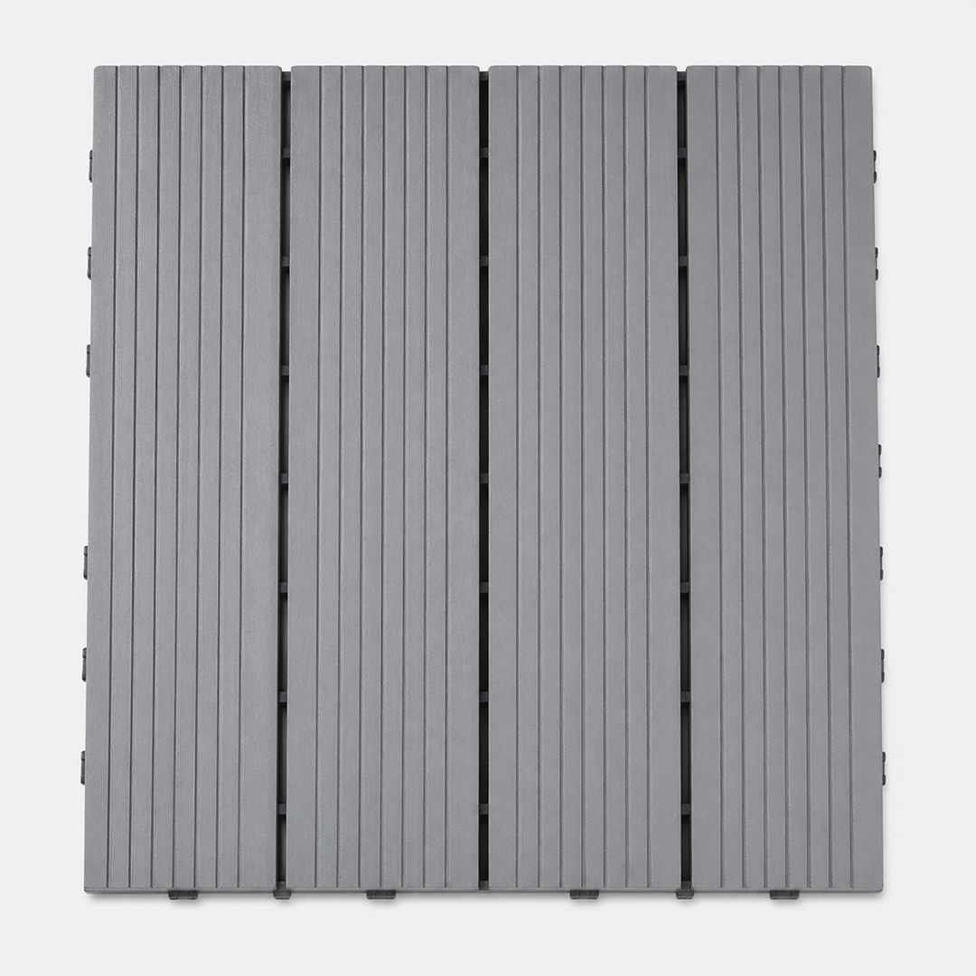Interlocking Deck Tiles - Grey