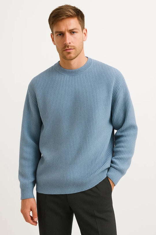 Men's Oversized Knit Sweater | Relaxed Fit for Everyday Comfort