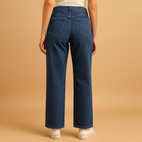 Women’s Loose Fit High-Waisted Jeans – Relaxed & Modern for Everyday Wear