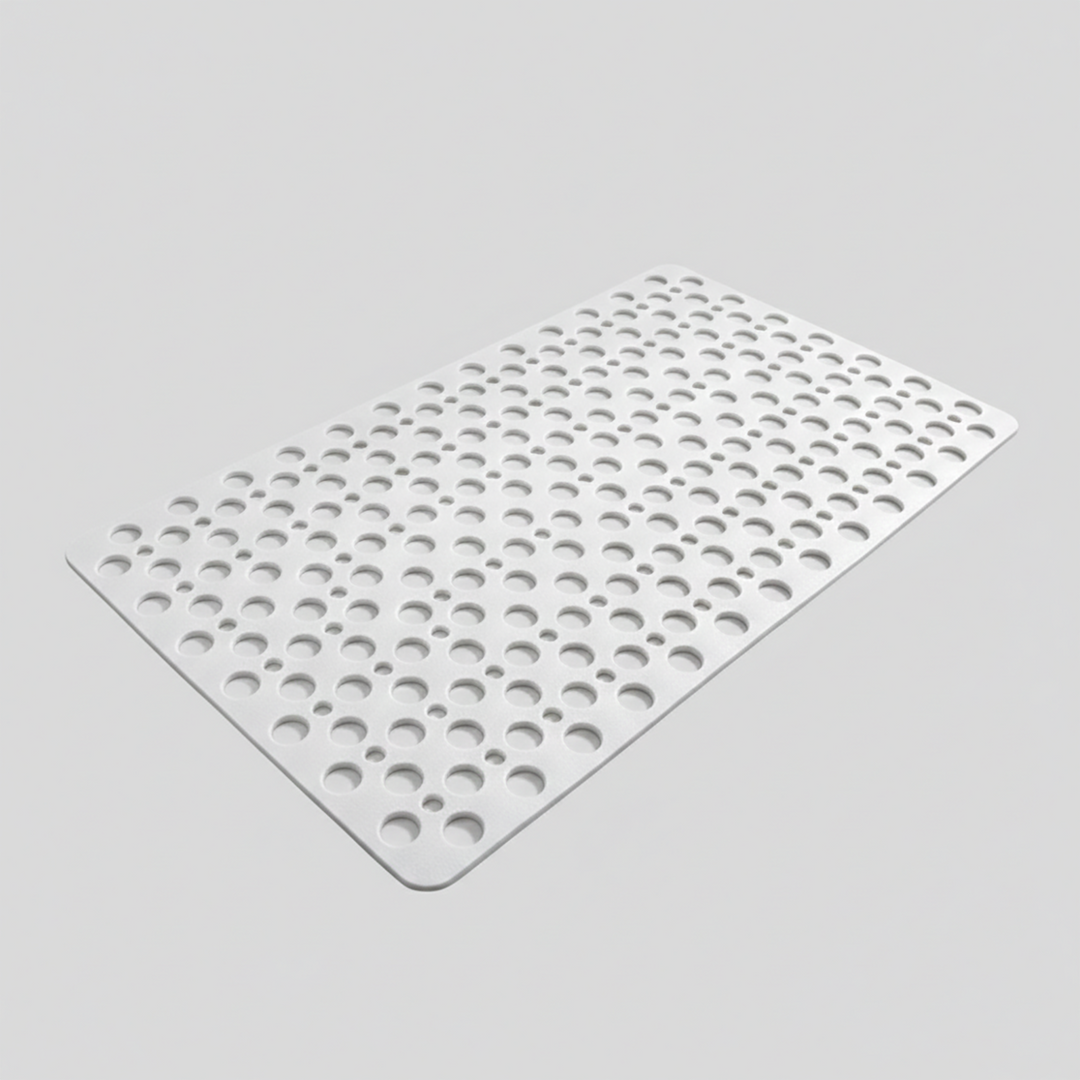 Non Slip Shower Mat - White