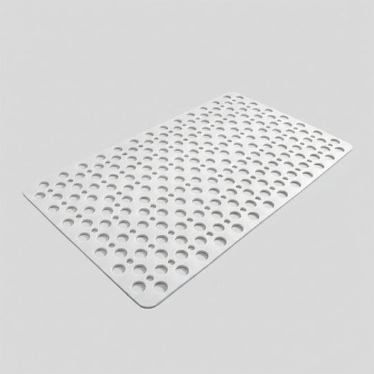 Non Slip Shower Mat - White