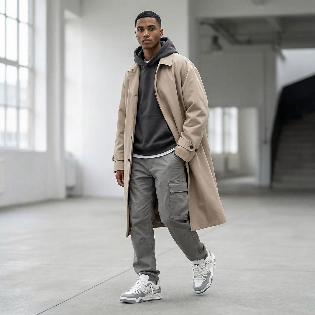 Men's Chunky Trainers — Thick Sole Sporty Casual Everyday Sneakers