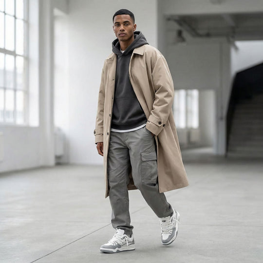 Men's Chunky Trainers — Thick Sole Sporty Casual Everyday Sneakers