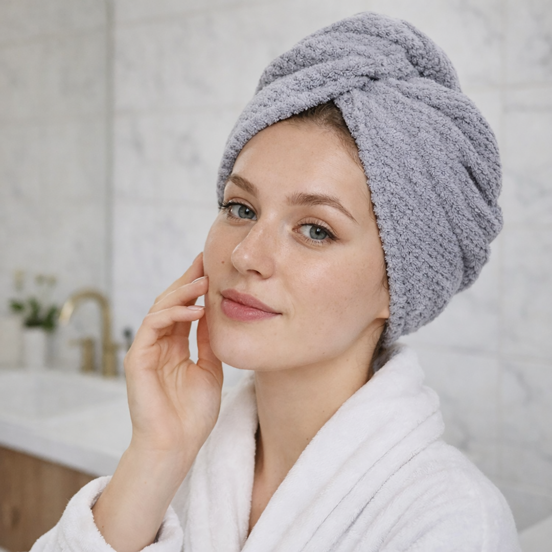 Hair Towel Wrap in Microfibre - image 3