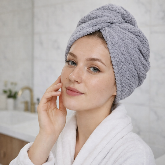 Hair Towel Wrap in Microfibre - image 3