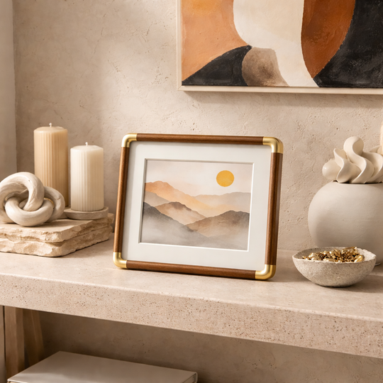 Photo Frame with Wood Look Finish - image 2