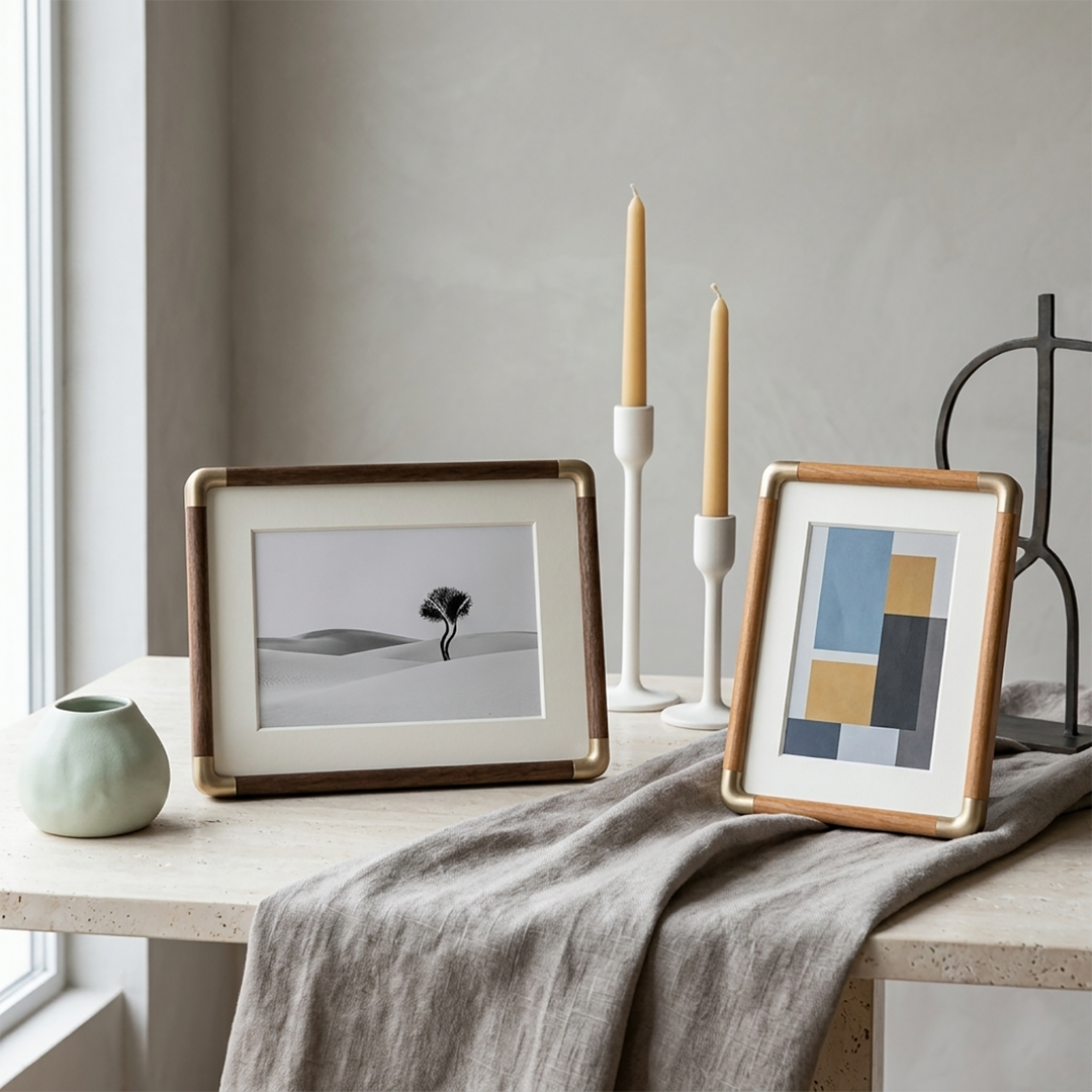 Photo Frame with Wood Look Finish - image 3