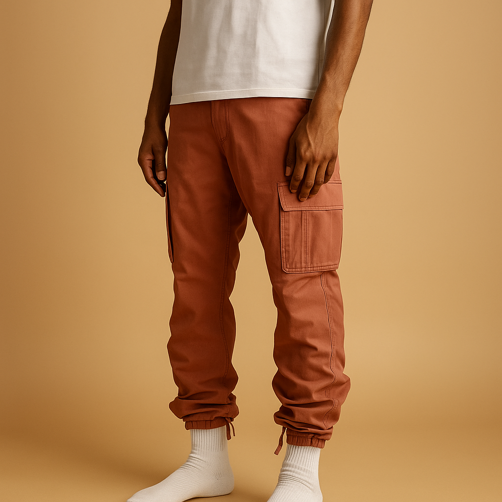 Men’s Regular Fit Cargo Trousers – Practical Everyday Wear with Multiple Pockets