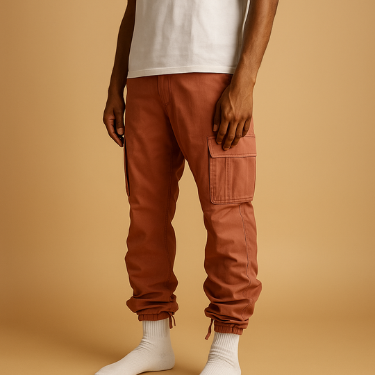 Men’s Regular Fit Cargo Trousers – Practical Everyday Wear with Multiple Pockets
