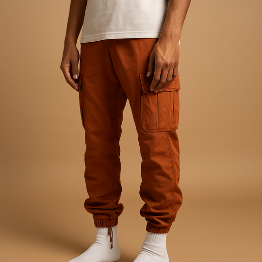 Men’s Regular Fit Cargo Trousers – Practical Everyday Wear with Multiple Pockets