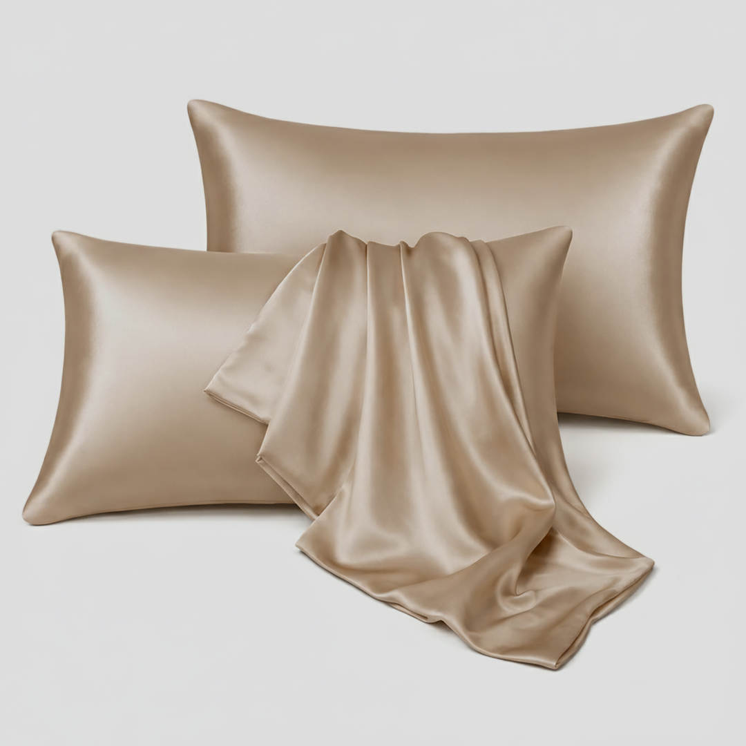 Satin Pillowcase Set of 2 - Beige
