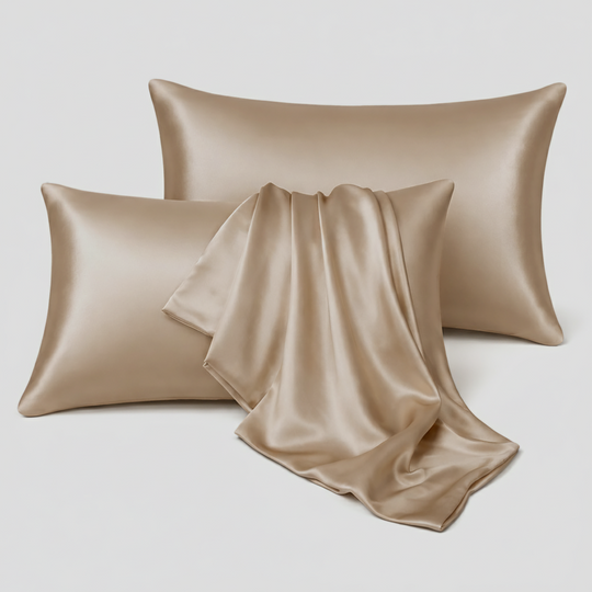 Satin Pillowcase Set of 2 - Beige