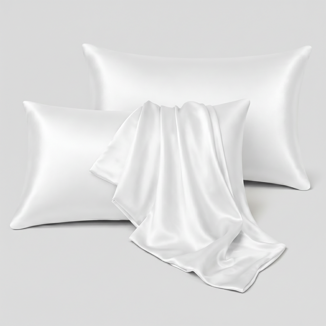 Satin Pillowcase Set of 2 - White