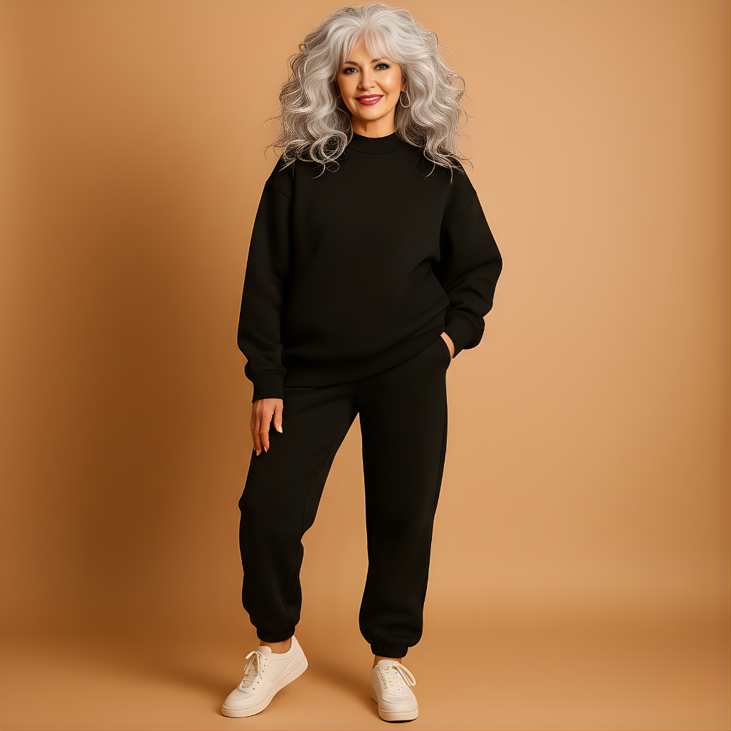 Women’s Oversized Hoodie & Jogger Loungewear Set – Relaxed Comfort for Everyday Wear