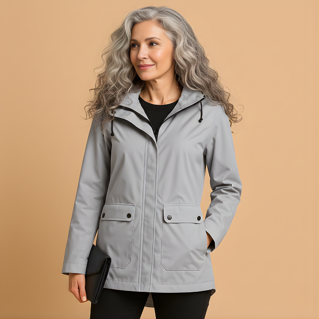 Women’s Long Waterproof Raincoat with Hood – Full Coverage for Everyday Wear