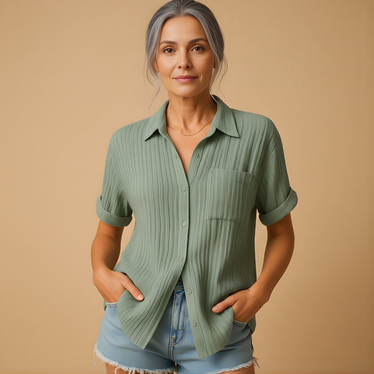 Women’s Short Sleeve Polo Shirt – Casual & Comfortable for Everyday Wear