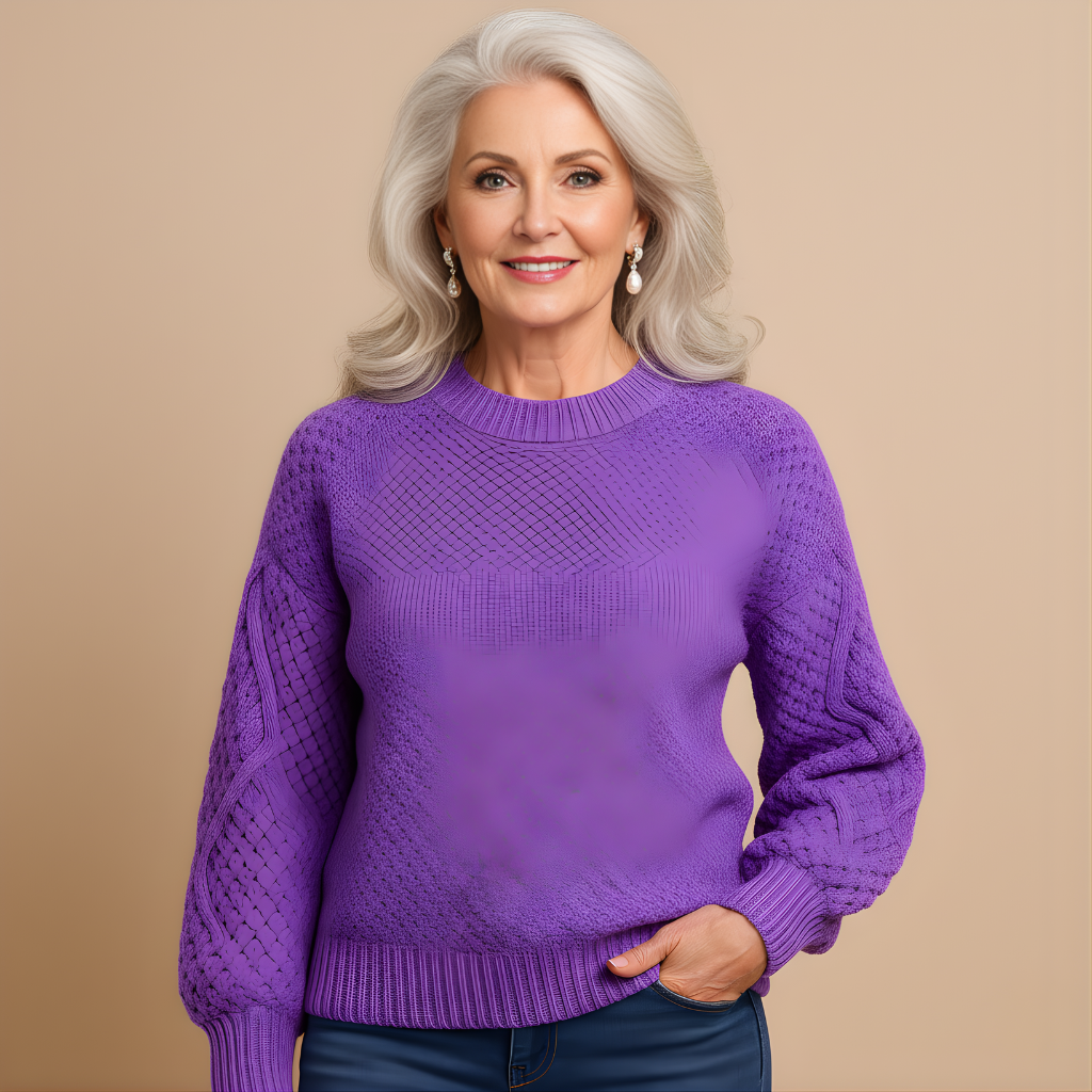 Women’s Soft Knit Sweater – Elegant & Comfortable for Cooler Weather