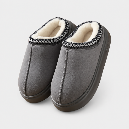 House Slippers for Women - Grey