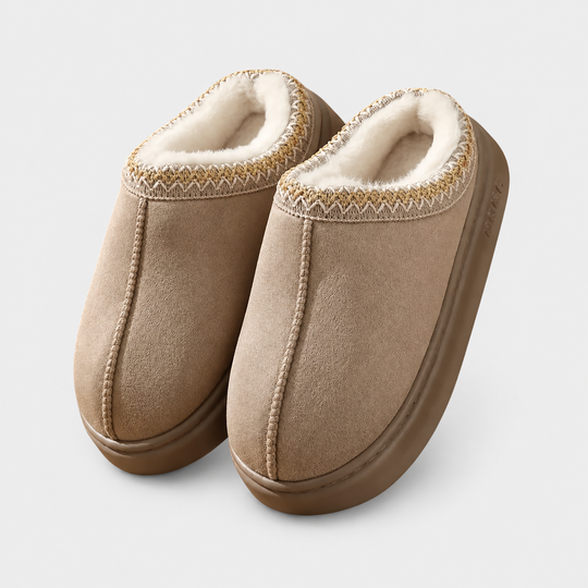 House Slippers for Women - Khaki