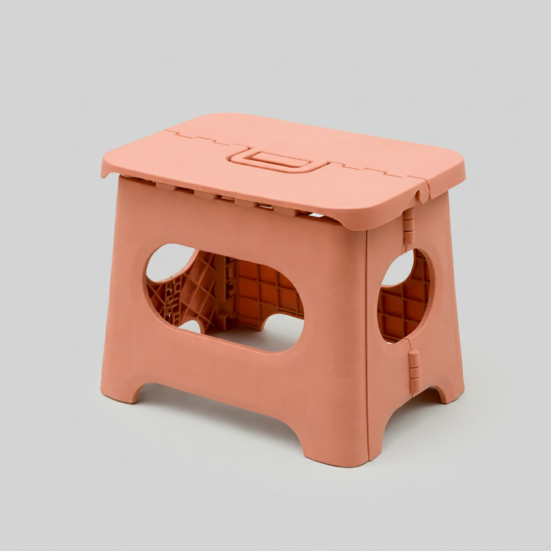 Folding Step Stool - Pink