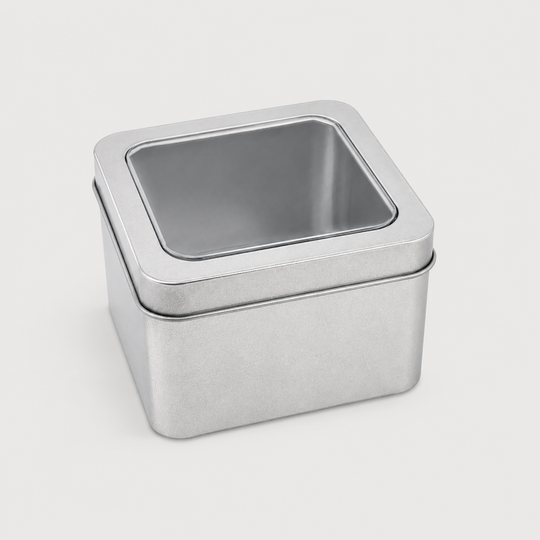 Airtight Containers for Food Storage - Metal Silver