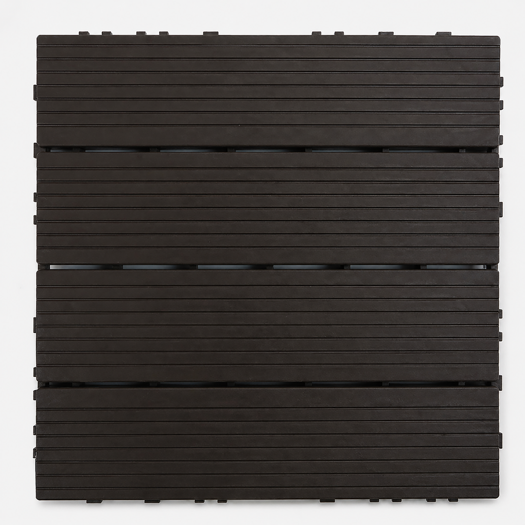 Interlocking Deck Tiles - Black