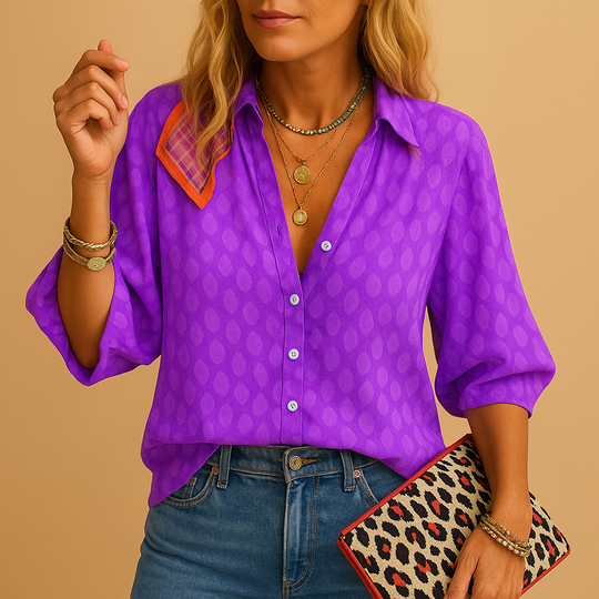 Women’s Casual Elegant Blouse – Lightweight & Versatile for Everyday Wear