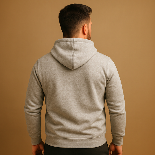 Men's Drawstring Hoodie — Relaxed Fit Casual Everyday Sweatshirt