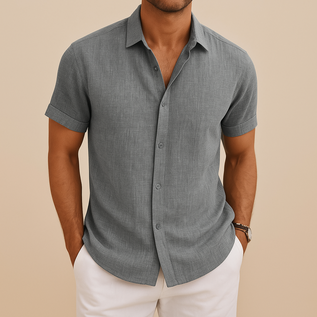 Men’s Classic Casual Shirt – Lightly Tailored & Versatile Everyday Wear