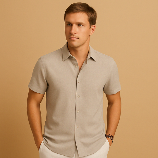 Men’s Classic Casual Shirt – Lightly Tailored & Versatile Everyday Wear