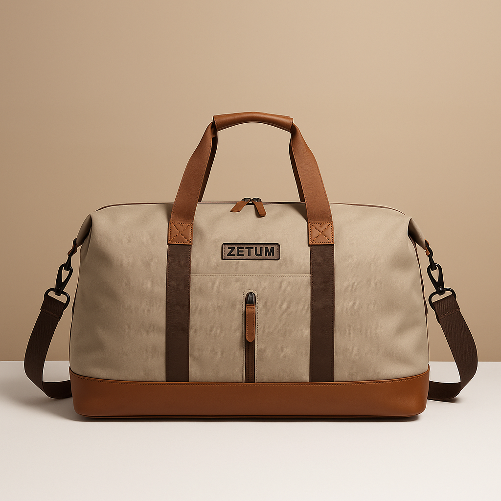 Water-Resistant Commuter Duffle Bag with Shoe Compartment – Organised Travel Carry