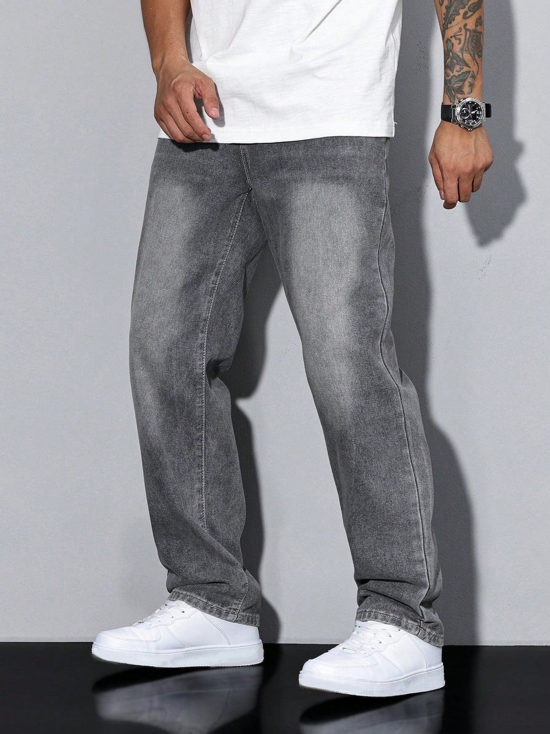 Men's Baggy Jeans — Relaxed Fit Casual Urban Denim