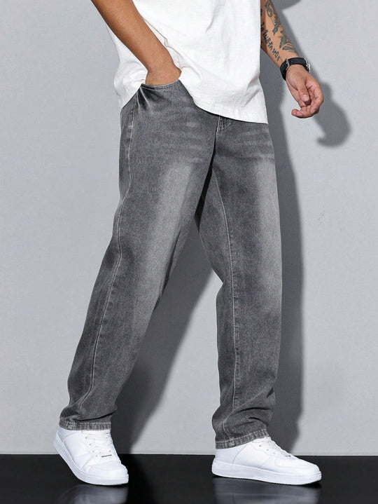 Men's Baggy Jeans — Relaxed Fit Casual Urban Denim